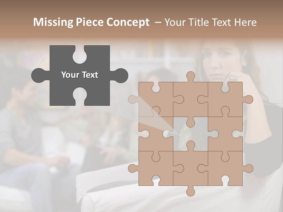 Male Negative Boyfriend PowerPoint Template