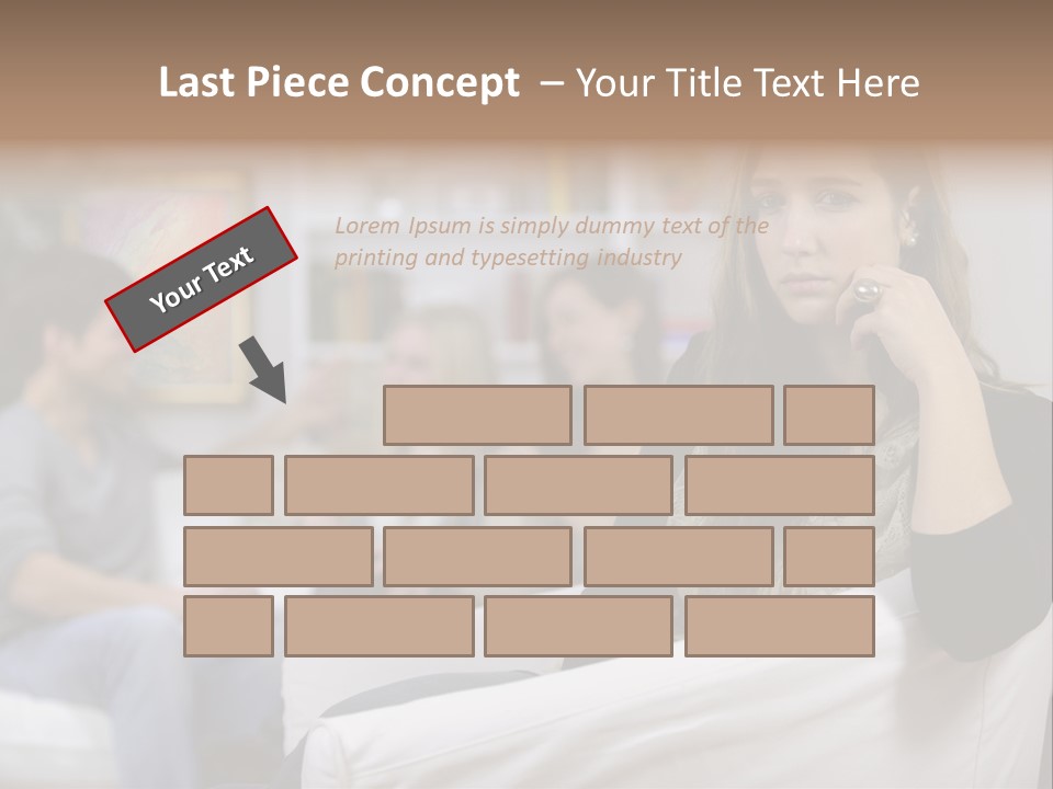 Male Negative Boyfriend PowerPoint Template