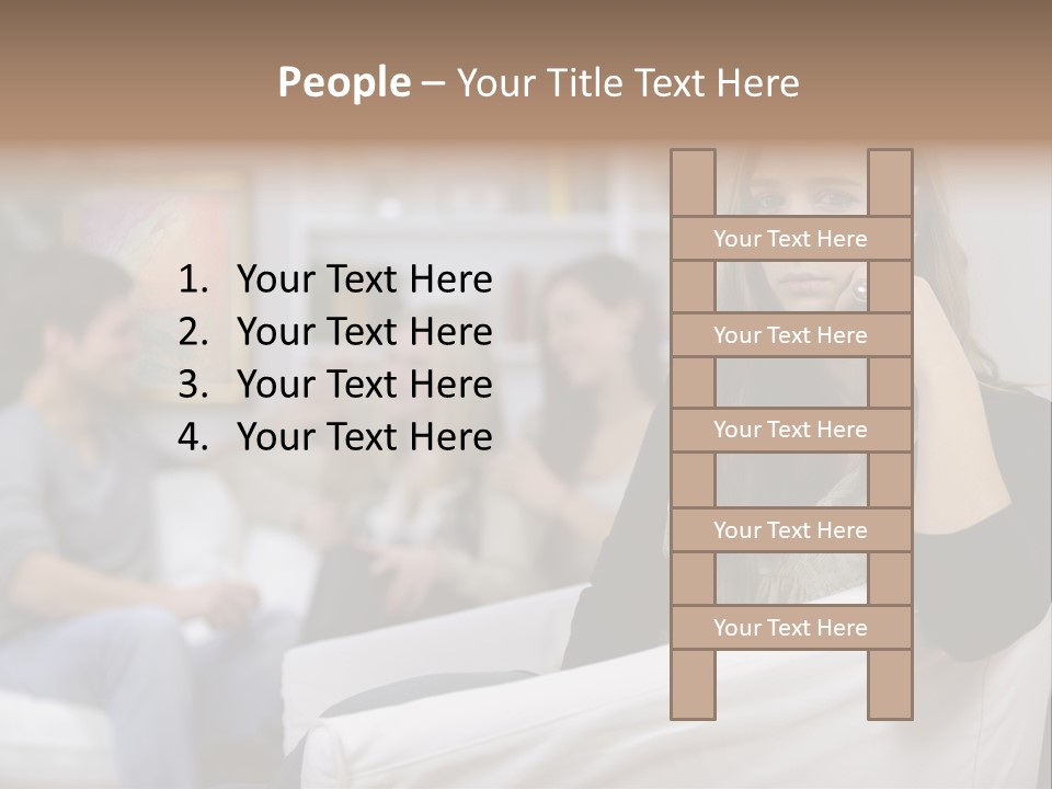 Male Negative Boyfriend PowerPoint Template
