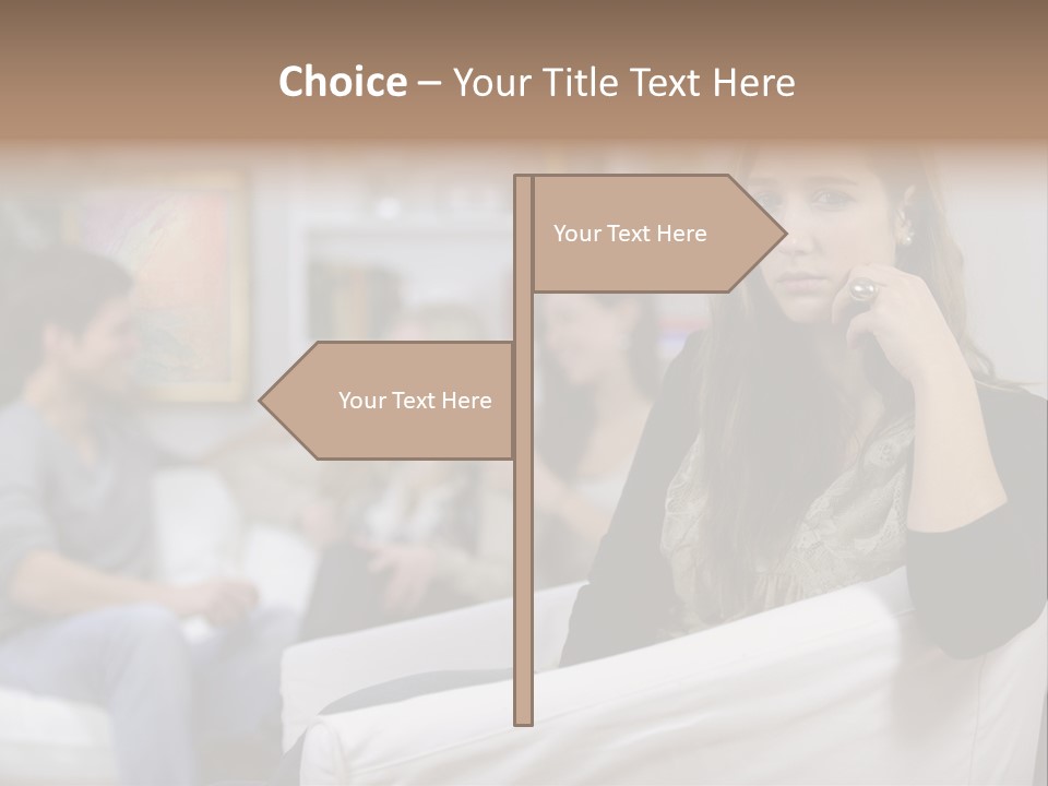 Male Negative Boyfriend PowerPoint Template
