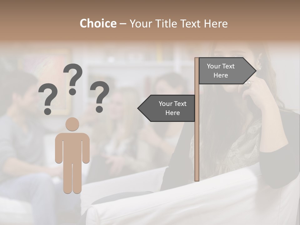 Male Negative Boyfriend PowerPoint Template