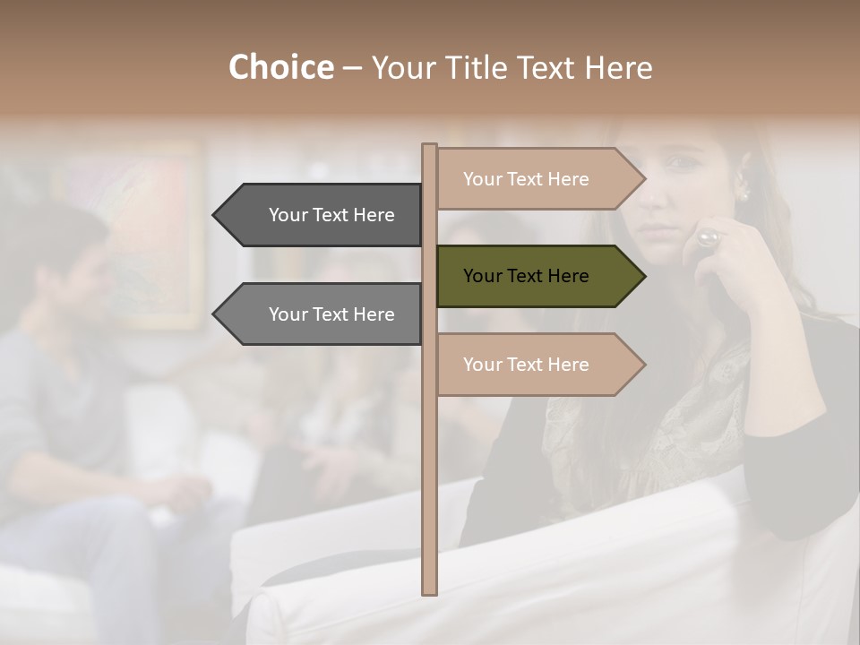 Male Negative Boyfriend PowerPoint Template