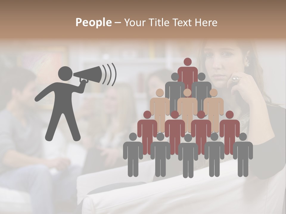 Male Negative Boyfriend PowerPoint Template