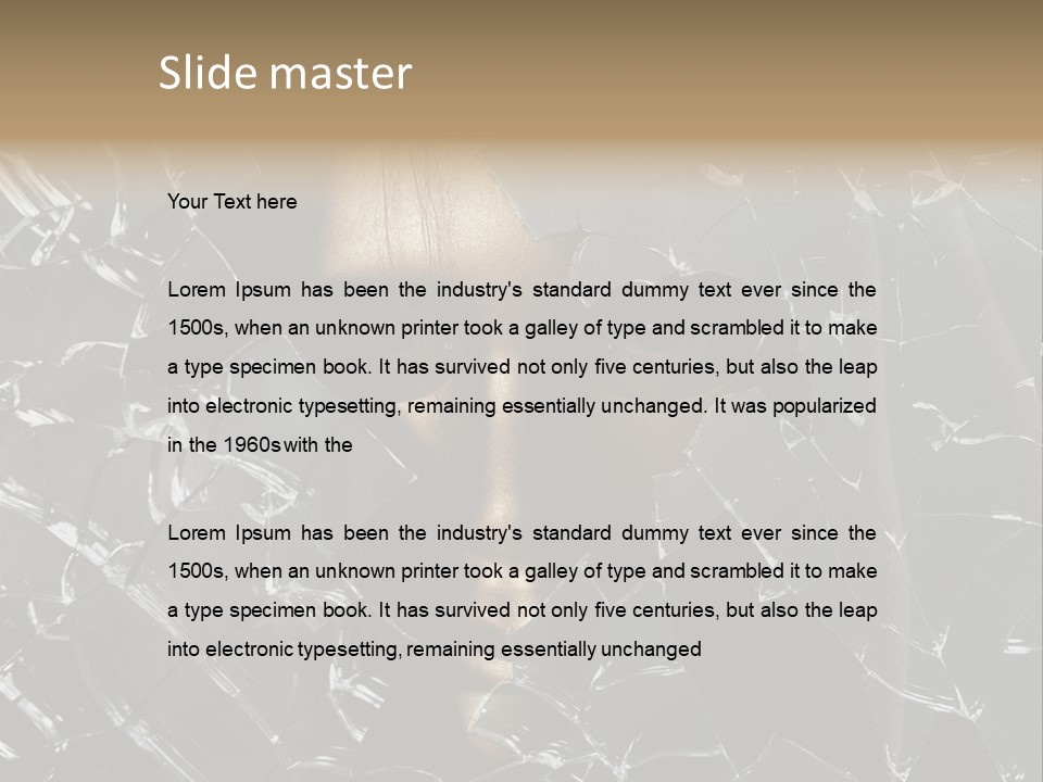 Head Hair Person PowerPoint Template