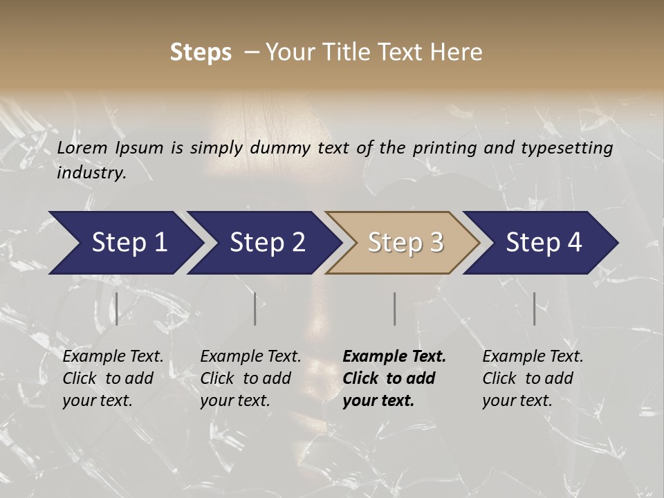 Head Hair Person PowerPoint Template