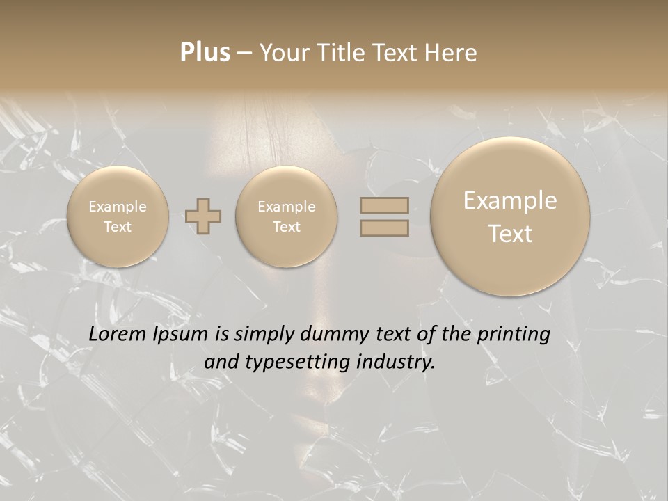 Head Hair Person PowerPoint Template