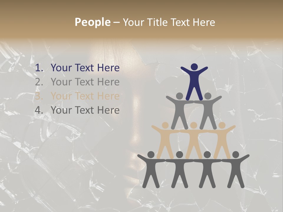 Head Hair Person PowerPoint Template