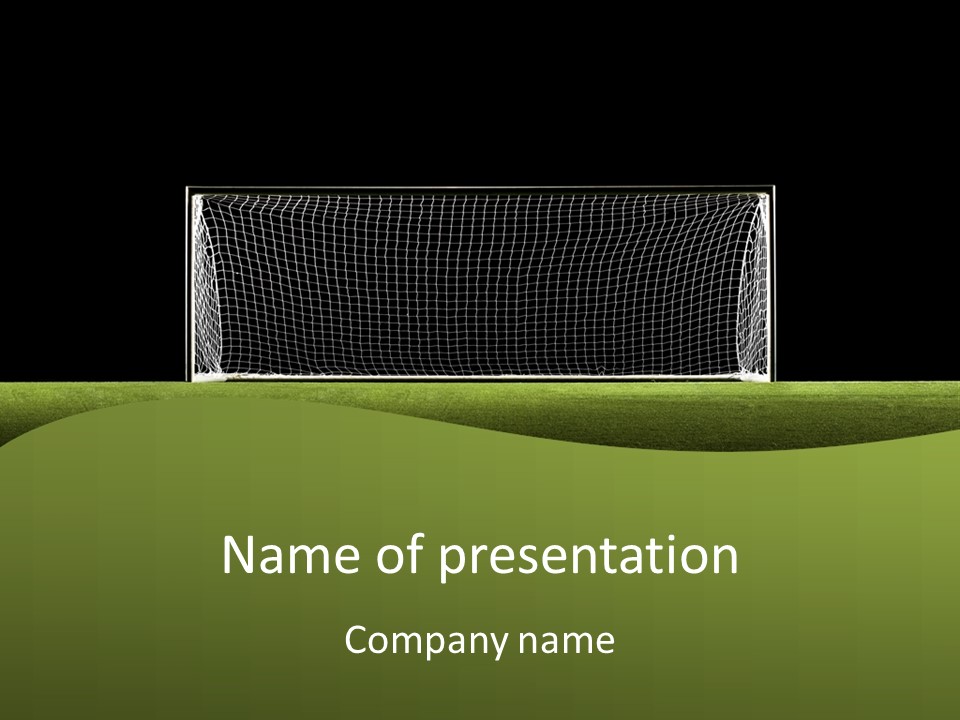 Score Bar Spotlight PowerPoint Template