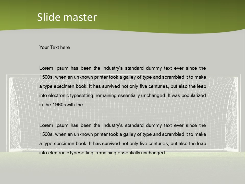 Score Bar Spotlight PowerPoint Template