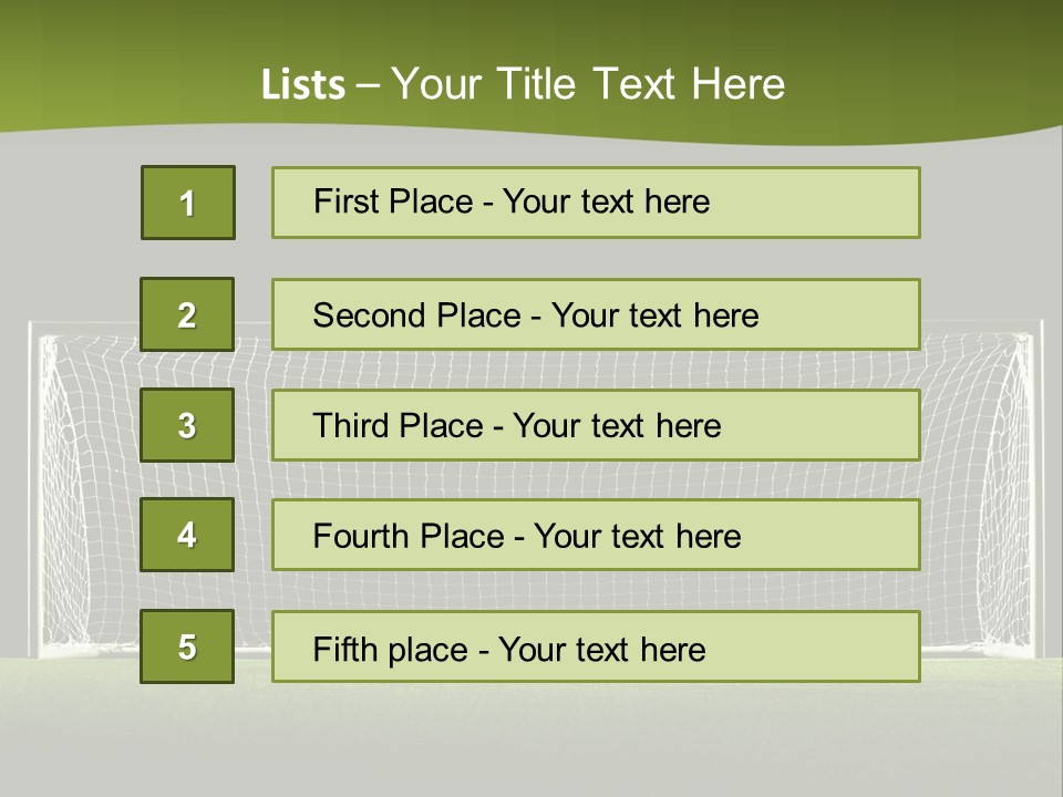 Score Bar Spotlight PowerPoint Template