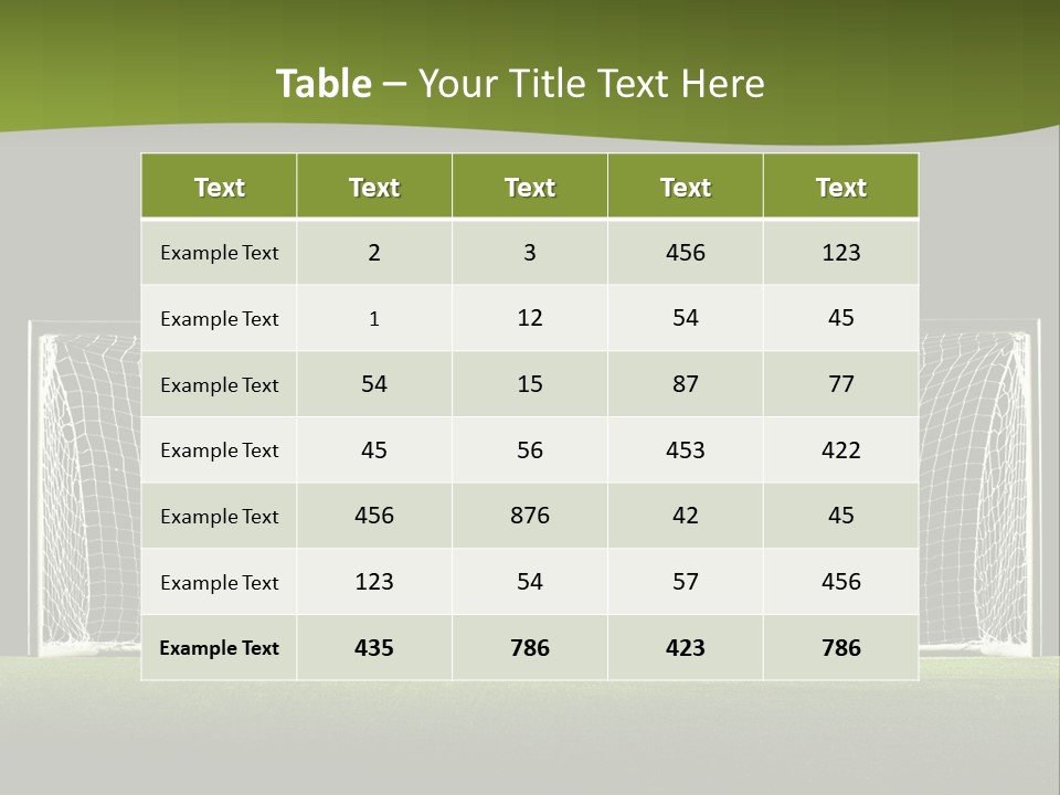 Score Bar Spotlight PowerPoint Template