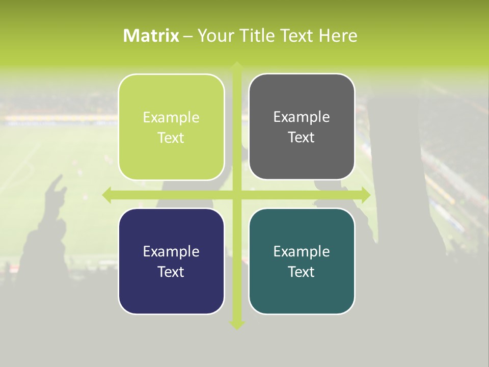 League Game Goal PowerPoint Template