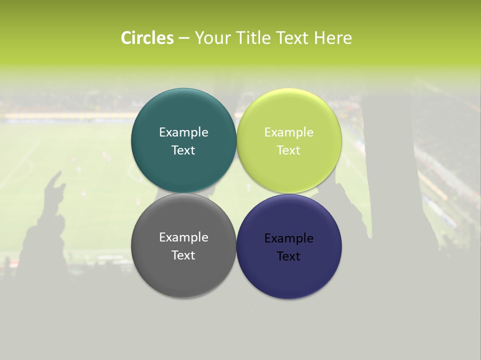 League Game Goal PowerPoint Template