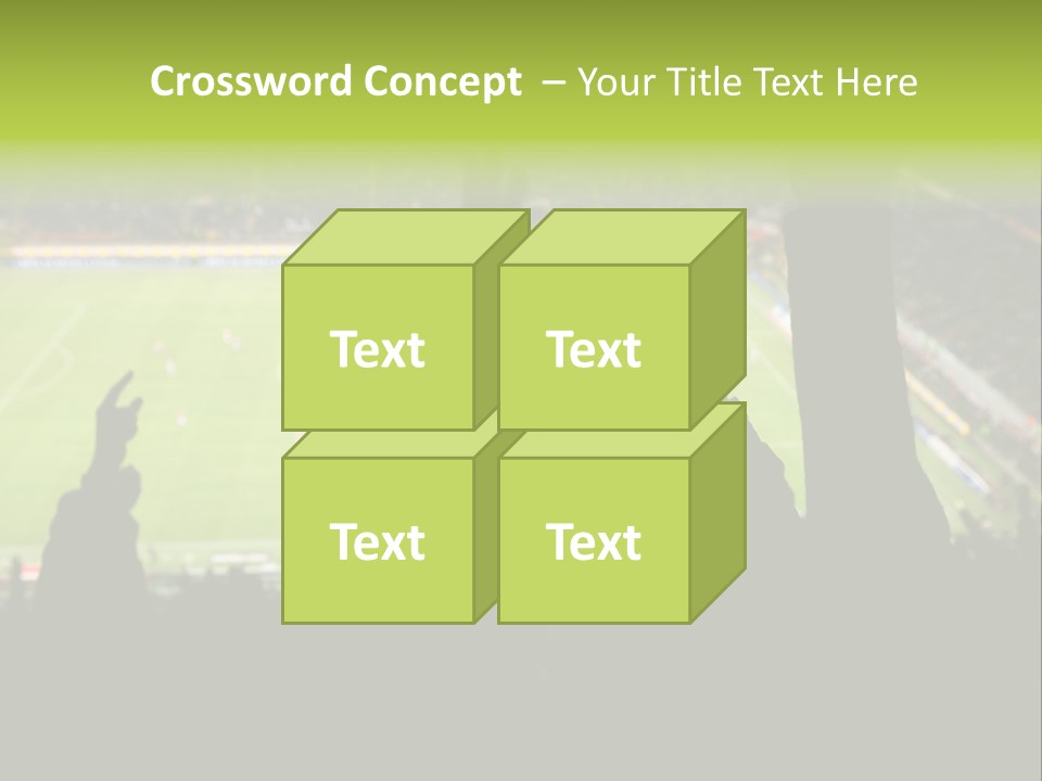 League Game Goal PowerPoint Template