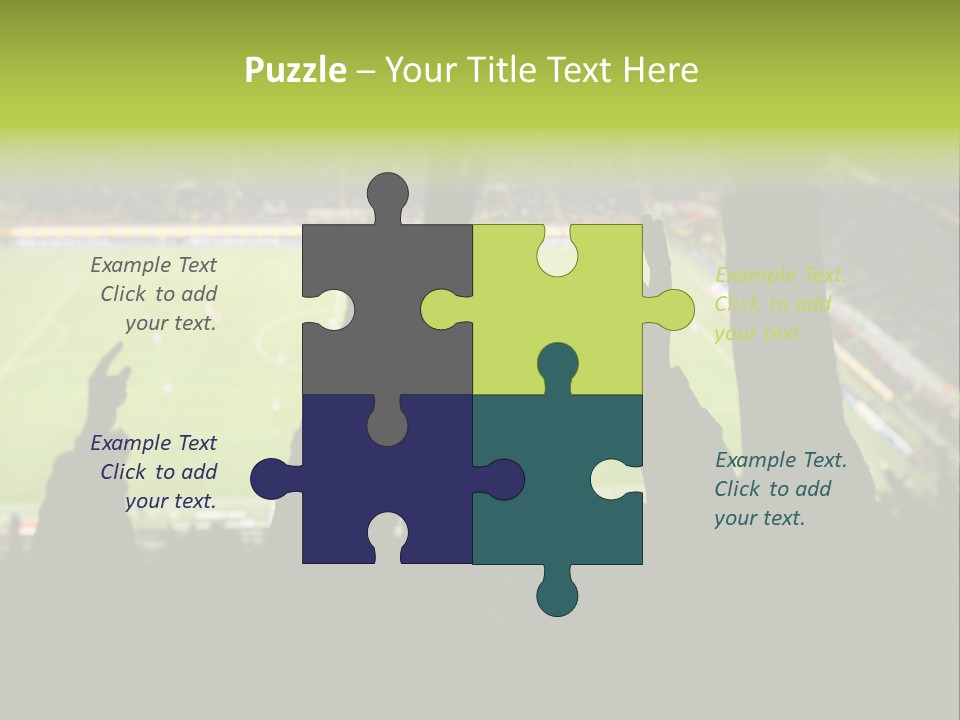 League Game Goal PowerPoint Template