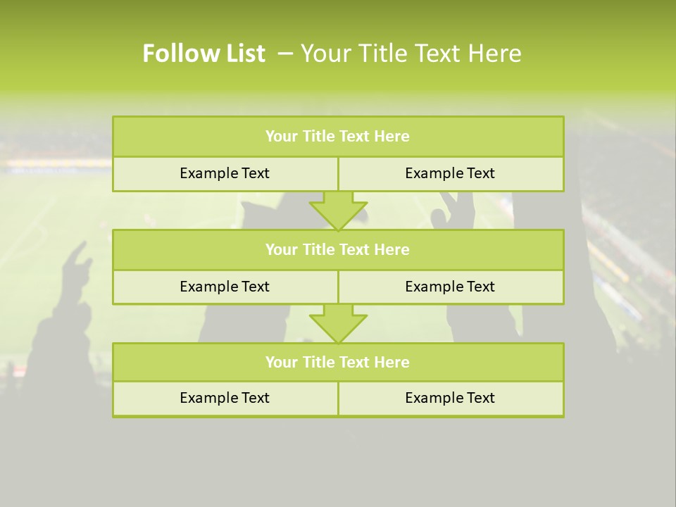 League Game Goal PowerPoint Template