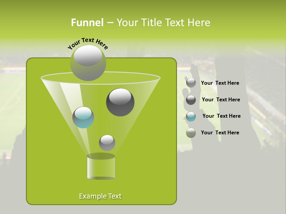 League Game Goal PowerPoint Template