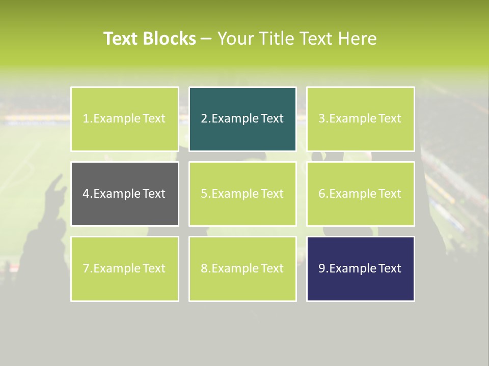 League Game Goal PowerPoint Template
