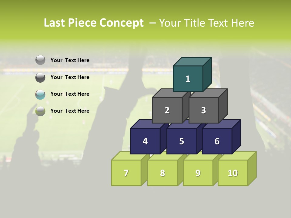 League Game Goal PowerPoint Template
