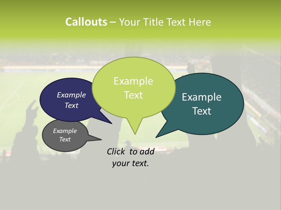 League Game Goal PowerPoint Template