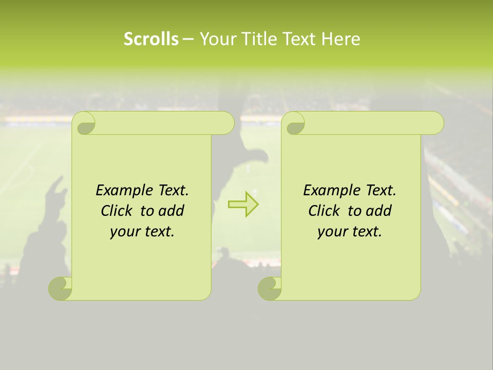 League Game Goal PowerPoint Template