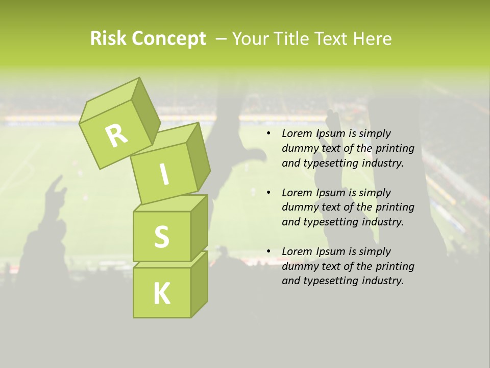 League Game Goal PowerPoint Template