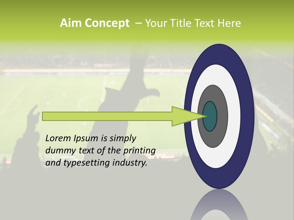 League Game Goal PowerPoint Template