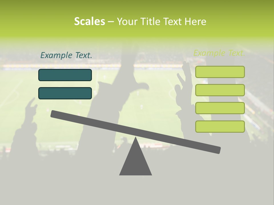 League Game Goal PowerPoint Template
