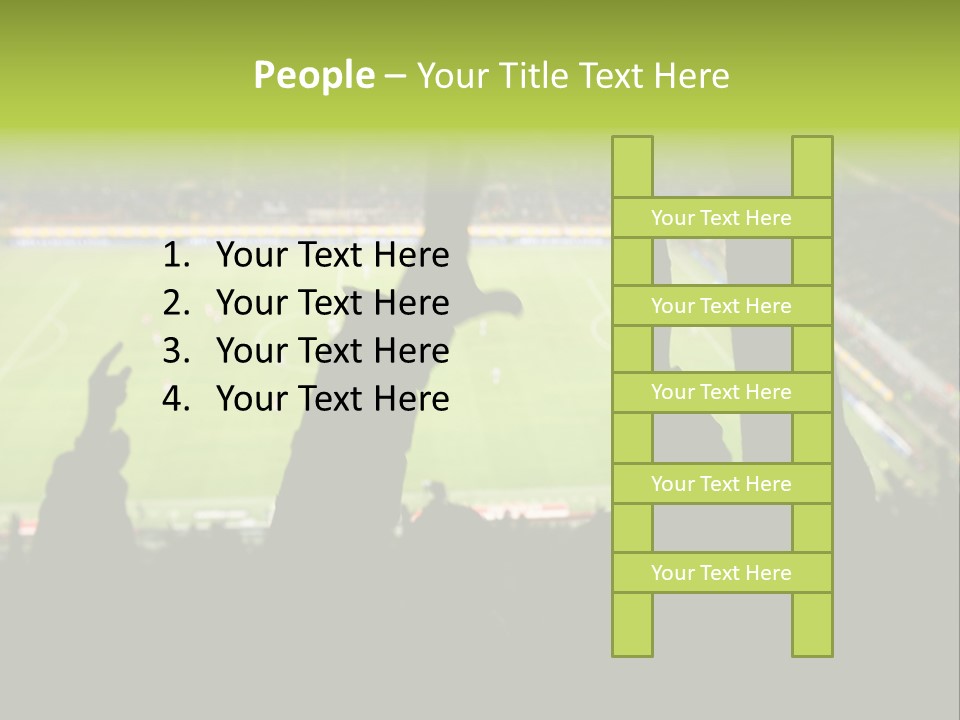 League Game Goal PowerPoint Template