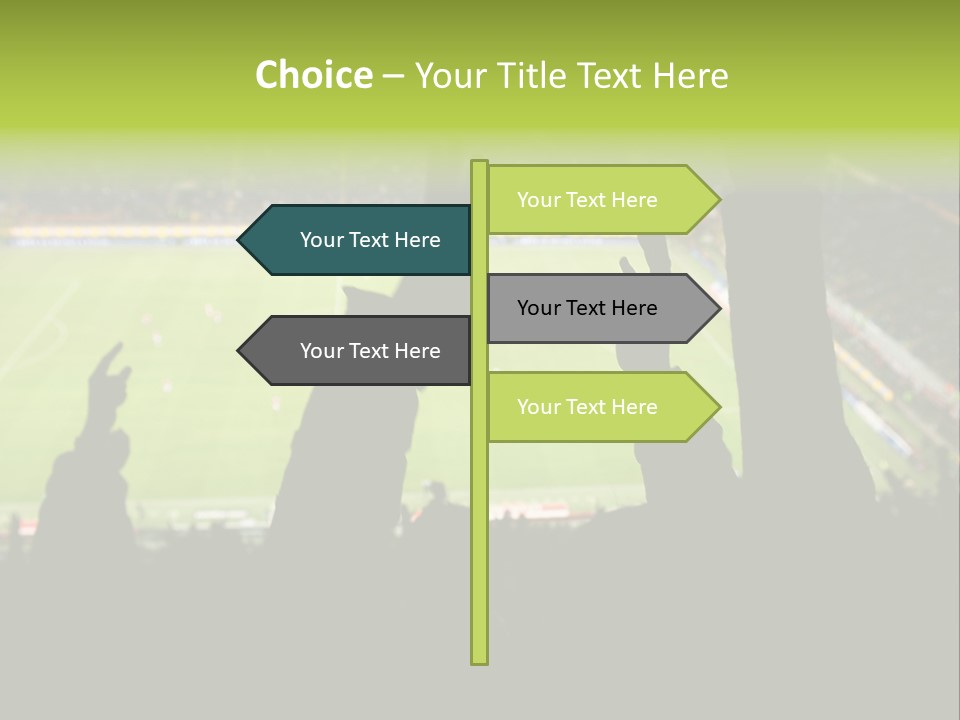 League Game Goal PowerPoint Template