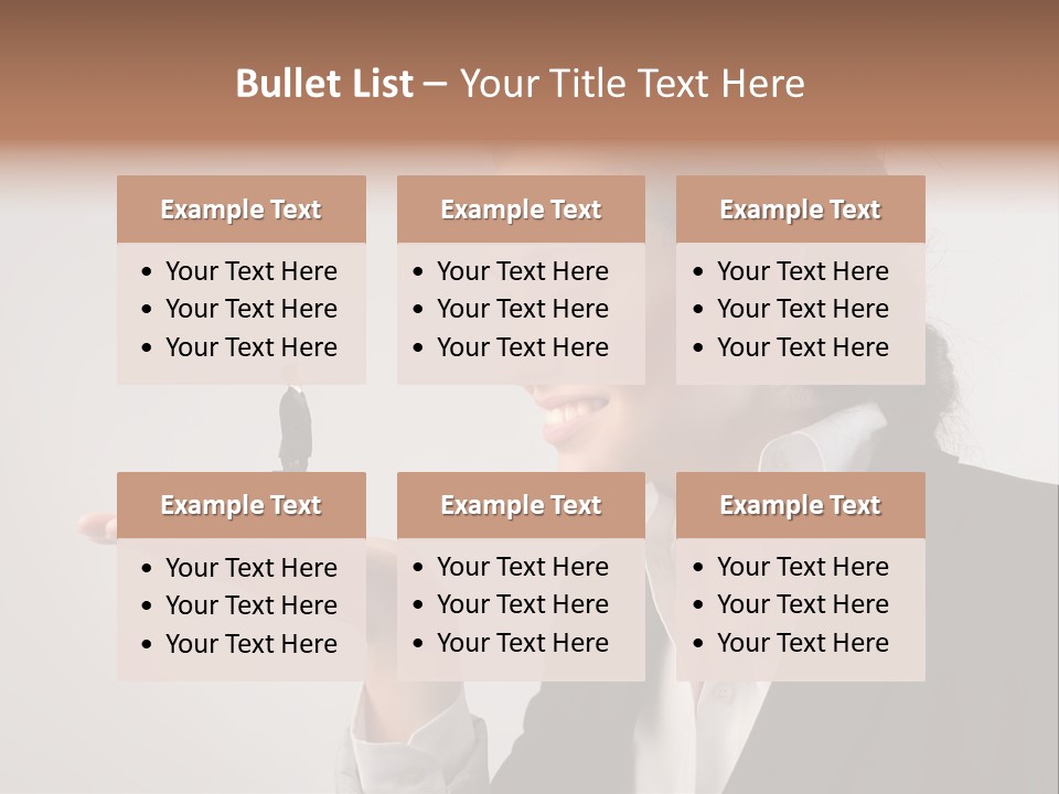 A Woman Holding A Small Toy In Her Hand PowerPoint Template