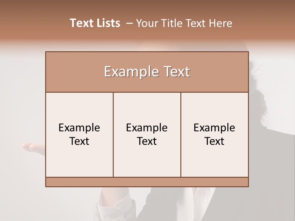 A Woman Holding A Small Toy In Her Hand PowerPoint Template