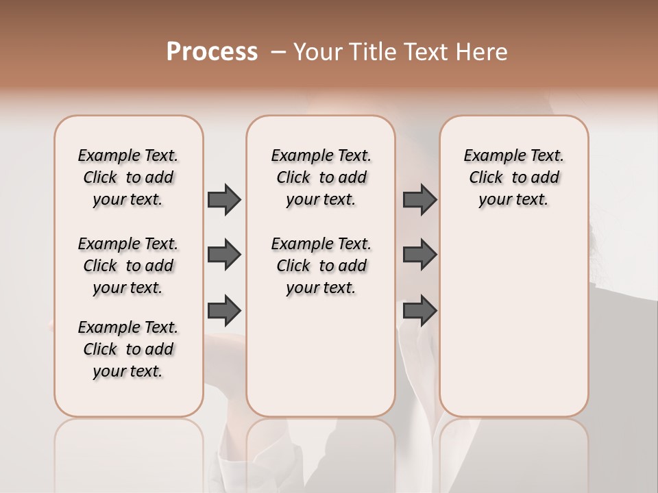 A Woman Holding A Small Toy In Her Hand PowerPoint Template