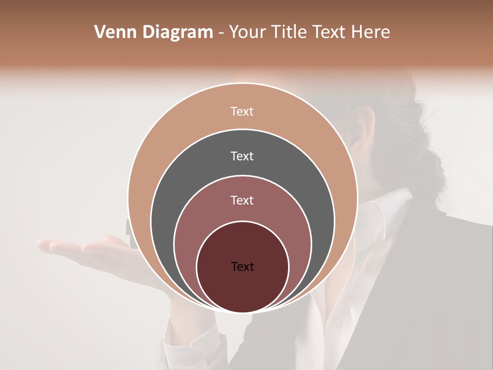 A Woman Holding A Small Toy In Her Hand PowerPoint Template