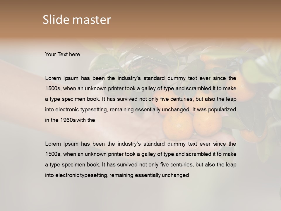 Tropical Sweet Ripe PowerPoint Template