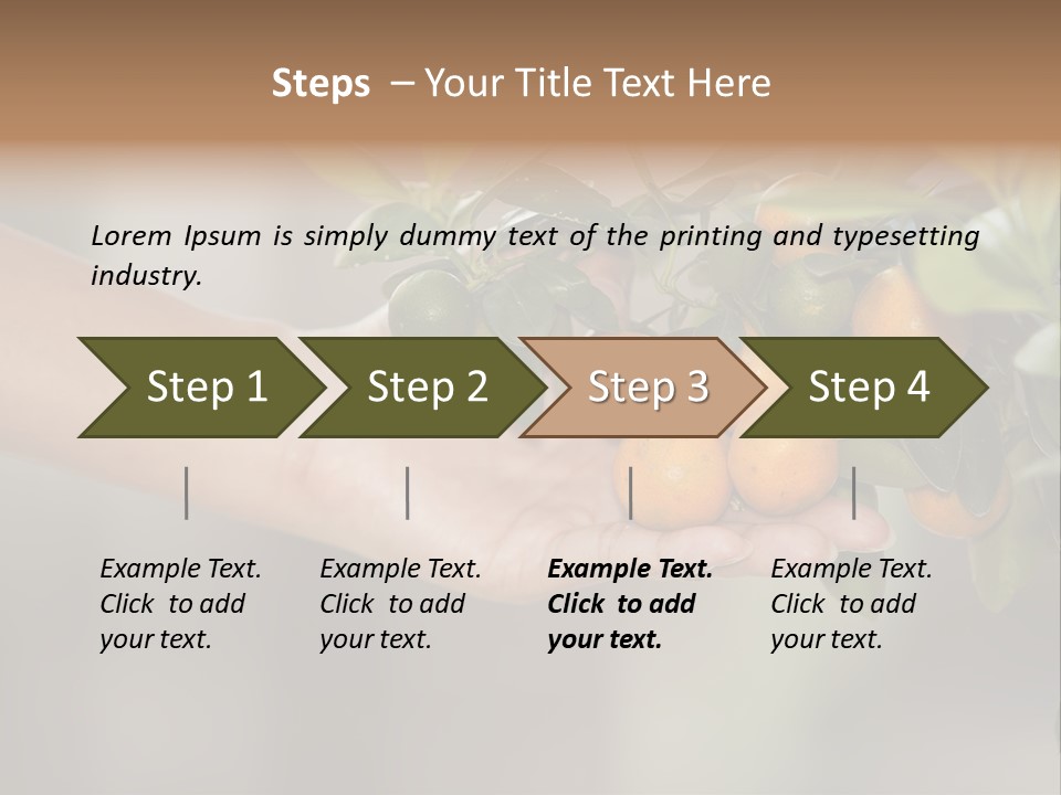 Tropical Sweet Ripe PowerPoint Template