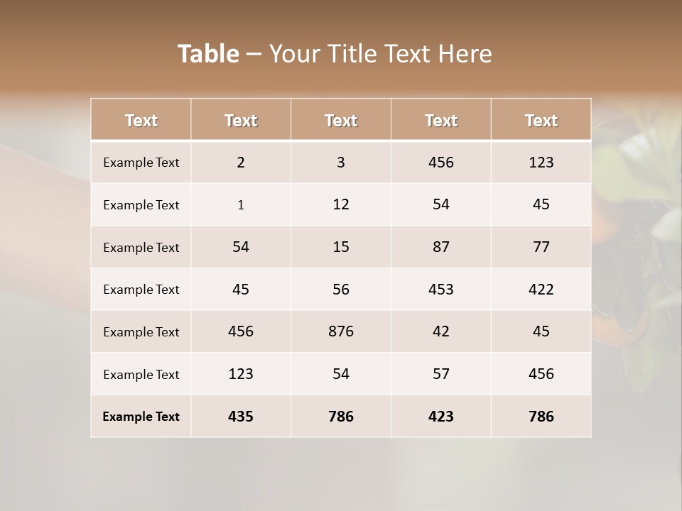Tropical Sweet Ripe PowerPoint Template