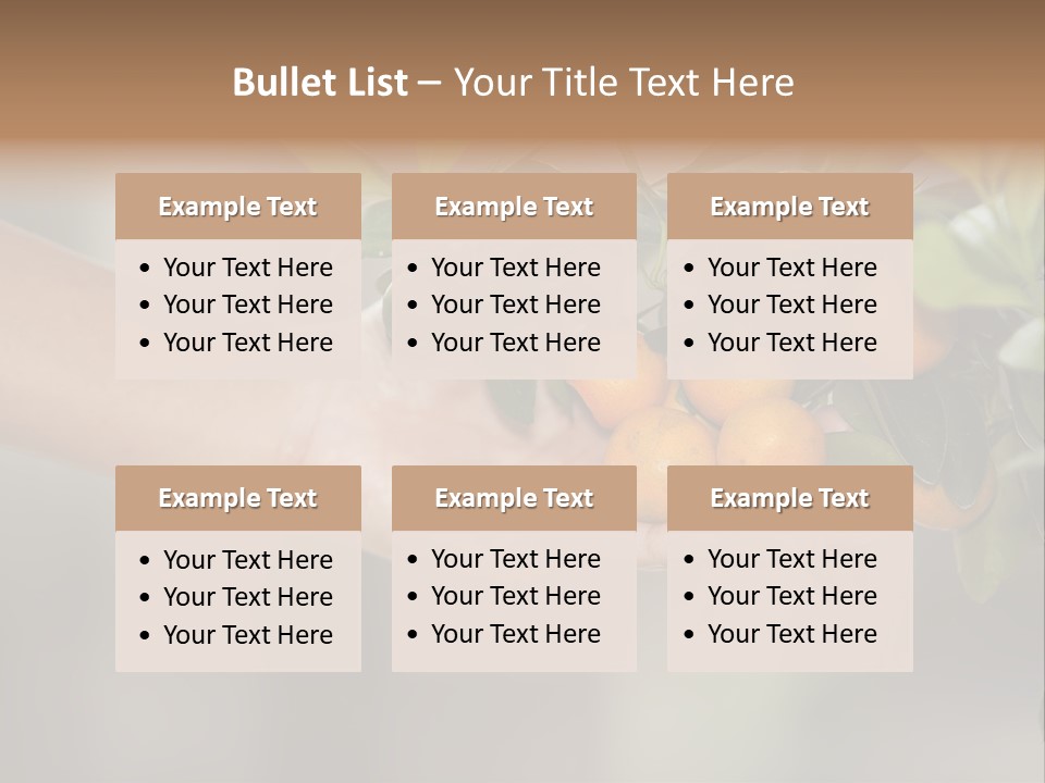 Tropical Sweet Ripe PowerPoint Template