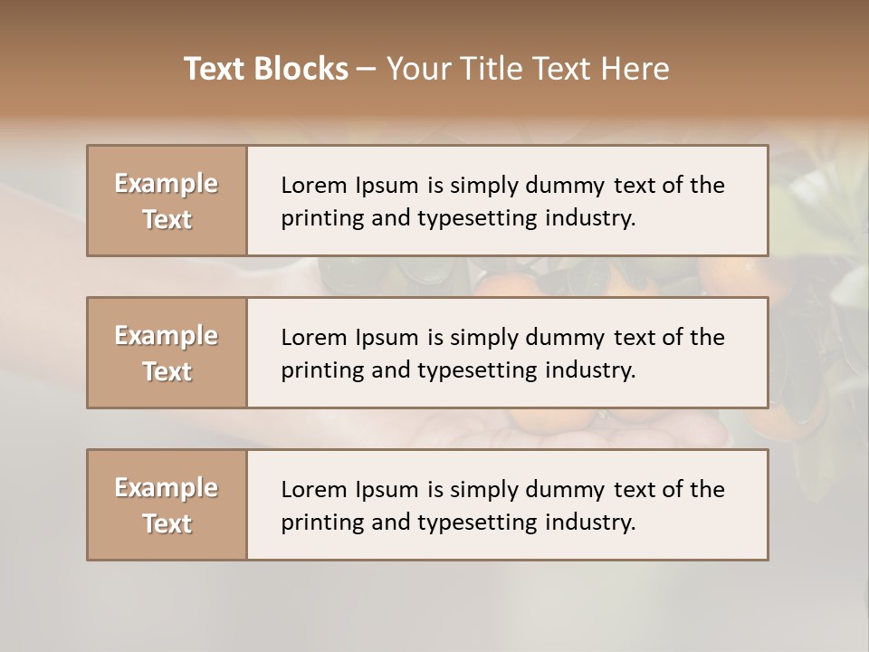 Tropical Sweet Ripe PowerPoint Template