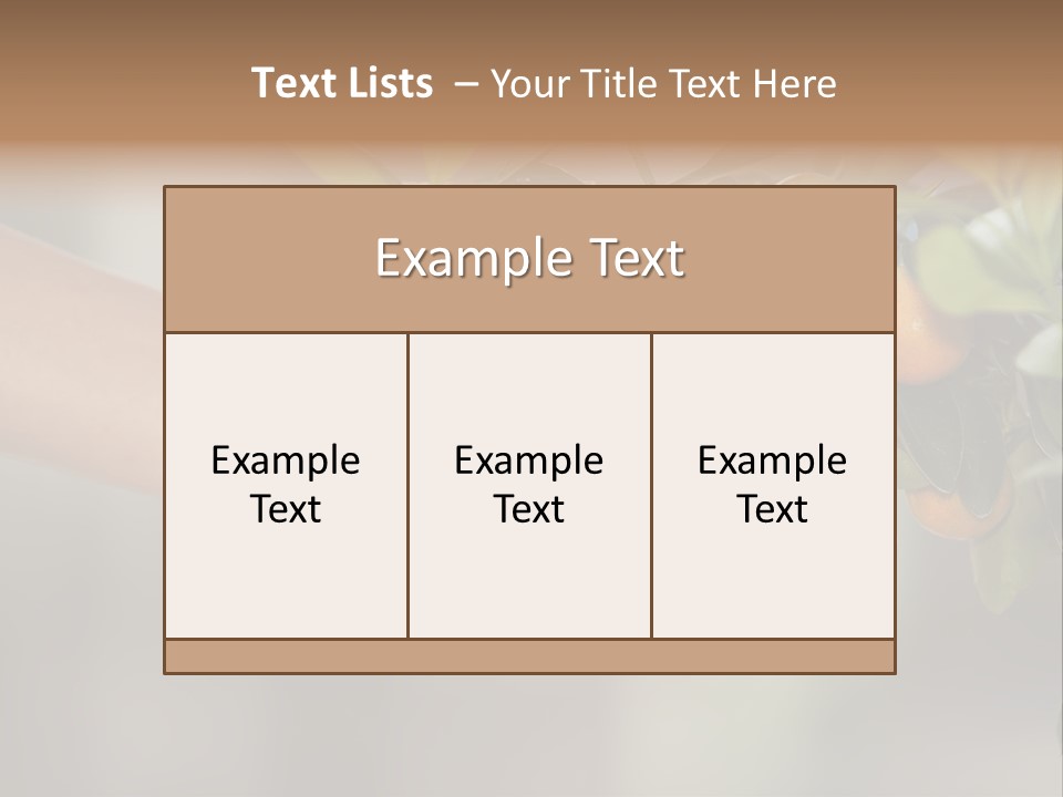 Tropical Sweet Ripe PowerPoint Template