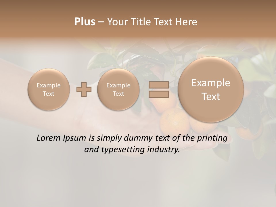 Tropical Sweet Ripe PowerPoint Template