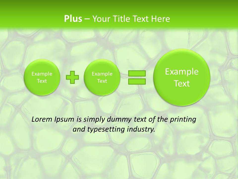 Shape Closeup Medical PowerPoint Template