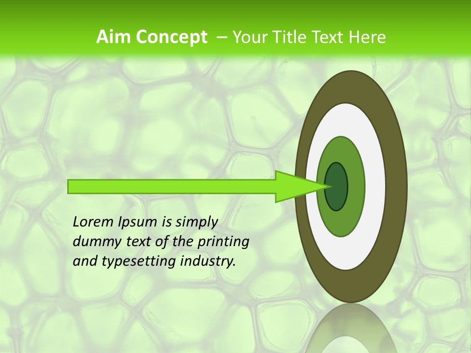 Shape Closeup Medical PowerPoint Template