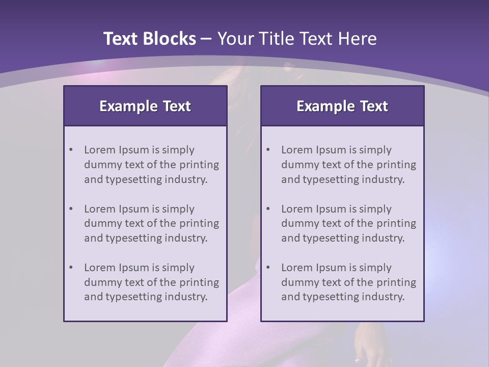 Lounge Purple Young PowerPoint Template