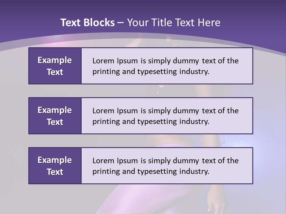 Lounge Purple Young PowerPoint Template