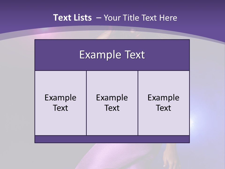 Lounge Purple Young PowerPoint Template