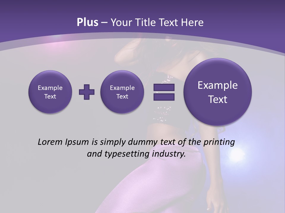 Lounge Purple Young PowerPoint Template