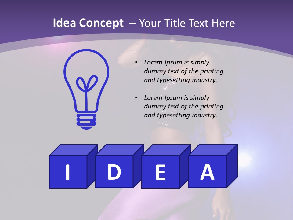 Lounge Purple Young PowerPoint Template