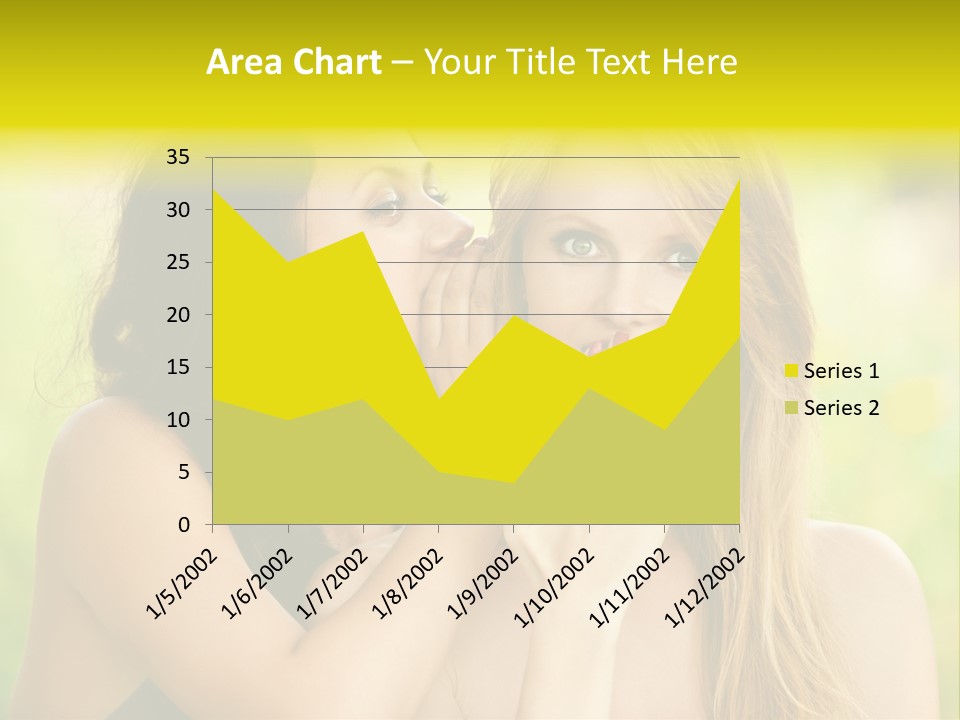 Closeup Hair Pretty PowerPoint Template