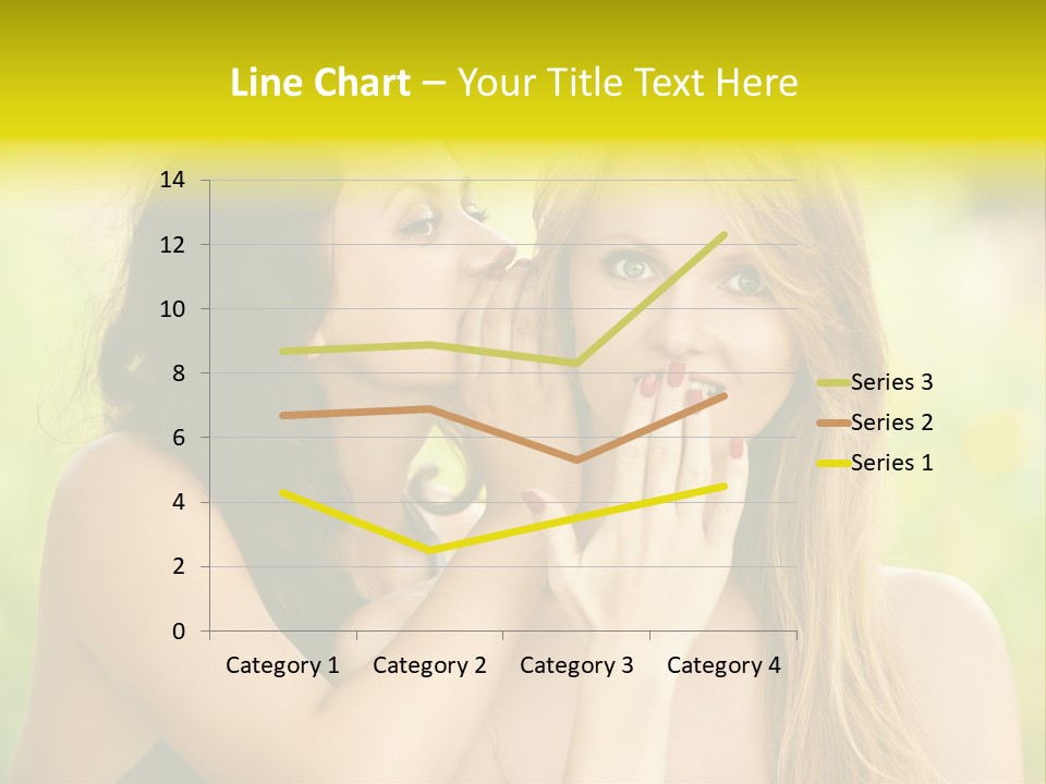 Closeup Hair Pretty PowerPoint Template
